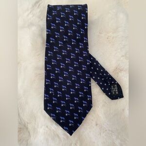 Versace jaguar print men’s 100% silk tie made in Italy